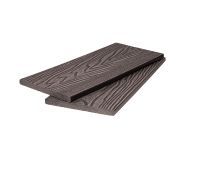 Доска универсальная ДПК 3D+3D, двухсторонняя заборная Темно-коричневый