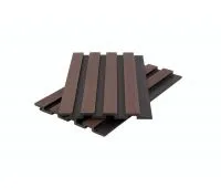 Стеновая панель брусковая из ДПК CO-EX MIX Chocolate Mix