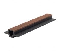 Стыковочный элемент для фасадной панели двухцветный, co-extrusion, Коричнево-красный (Под заказ)