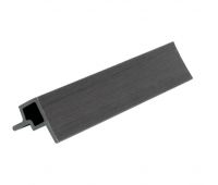 Угловой элемент для фасадной панели, co-extrusion Тёмно-серый (Под заказ) Угловой элемент для фасадной панели, co-extrusion Тёмно-серый (Под заказ)