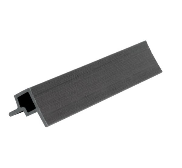 Угловой элемент для фасадной панели, co-extrusion Тёмно-серый (Под заказ) от производителя  Polywood по цене 483 р