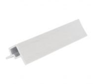 Угловой элемент для фасадной панели, co-extrusion Белый (Под заказ)