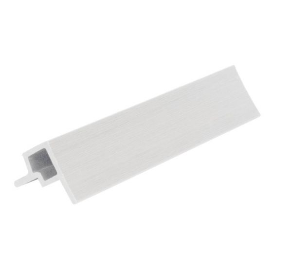 Угловой элемент для фасадной панели, co-extrusion Белый (Под заказ) от производителя  Polywood по цене 483 р