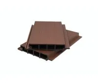 Фасадная панель ДПК сплошная, co-extrusion Коричнево-красная (под заказ)