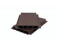 Фасадная панель ДПК сплошная, co-extrusion Шоколадная (под заказ)