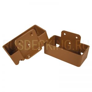 Комплект крепления перил прямое из алюминия от производителя  RusDecking по цене 573 р
