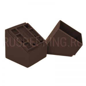 Крепление балясины наклонное из алюминия от производителя  RusDecking по цене 364 р