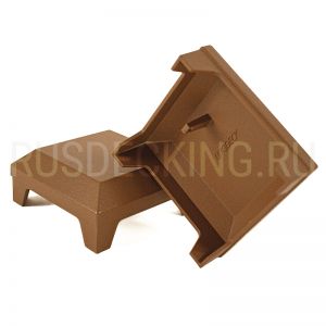 Крышка столба из алюминия от производителя  RusDecking по цене 720 р