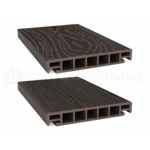 Террасная доска SW Salix (S) (T) Темно-коричневый от производителя  Savewood по цене 757 р