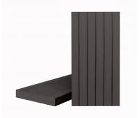 Террасная доска КЛАССИК полнотелая без паза Черное дерево (Под заказ)