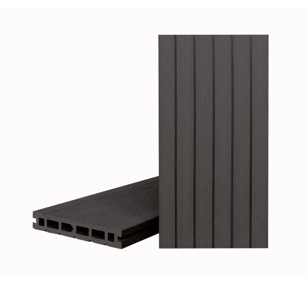 Террасная доска КЛАССИК пустотелая с пазом Черное дерево Кантри (Под заказ) от производителя  Terrapol по цене 834 р