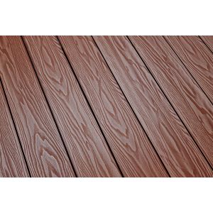 Террасная доска Смарт 3D Полнотелая без паза Орех Милано от производителя  Terrapol по цене 1 149 р