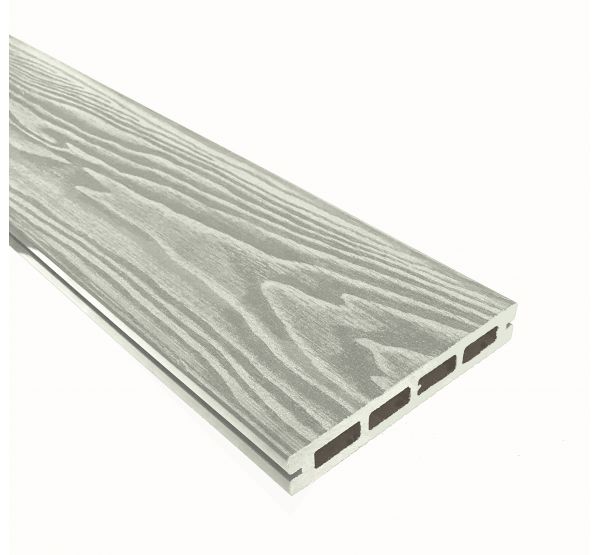 Террасная доска Смарт 3D Пустотелая с пазом Дуб беленый от производителя Terrapol по цене 740 р Террасная доска Смарт 3D Пустотелая с пазом Дуб беленый от производителя Terrapol по цене 740 р