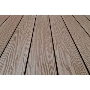 Террасная доска Смарт 3D Пустотелая с пазом Тик Киото от производителя  Terrapol по цене 673 р