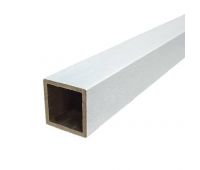 Столб опорный 100х100х3000 Extrusion Белый