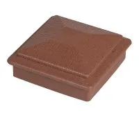 Крышка верхняя 125х125 Extrusion Махагон