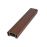 Перила верхнее фигурное 100х50 Extrusion Махагон