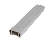 Перила верхнее фигурное 100х50 Extrusion Серый