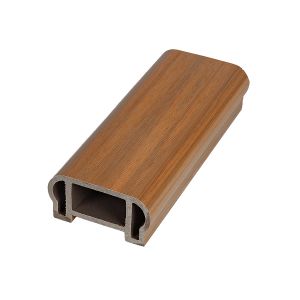Перила верхнее фигурное 100х50 Extrusion Тик от производителя  Woodvex по цене 1 130 р