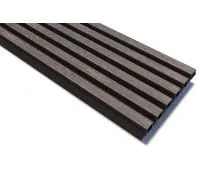 Реечные панели Lines Ultra Smoke gray