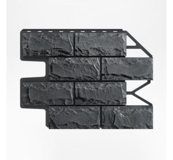 Фасадные панели (цокольный сайдинг) Grey / Серый от производителя  Holzplast по цене 0 р