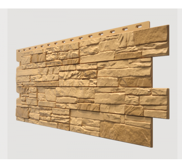 Фасадные панели (цокольный сайдинг) , Stein (песчаник), Bronzenstein Бронзовый от производителя  Docke по цене 653 р