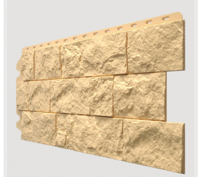 Фасадные панели (цокольный сайдинг) , Fels (скала), Elfenfels Слоновая кость от производителя  Docke по цене 550 р