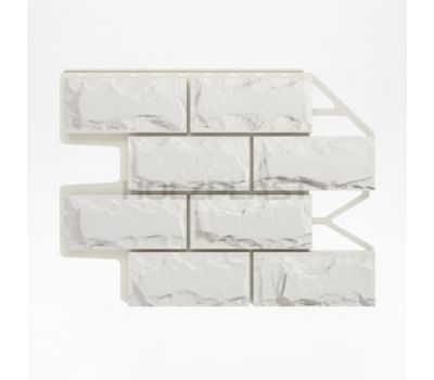 Фасадные панели (цокольный сайдинг) Weiss / Белый от производителя  Holzplast по цене 0 р