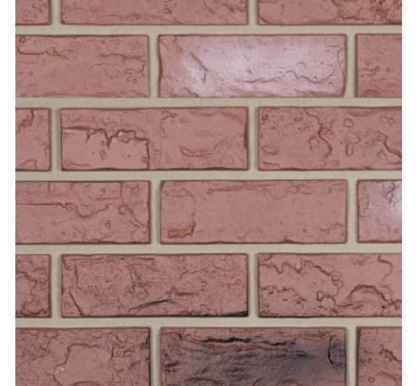 Цокольный сайдинг Hand-Laid Brick (Кирпич) USED RED Старый Красный Кирпич от производителя  Nailite по цене 760 р