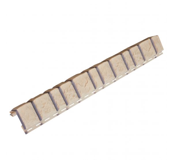 Угол наружный для цокольного сайдинга Камень Имбирь от производителя  Доломит по цене 790 р