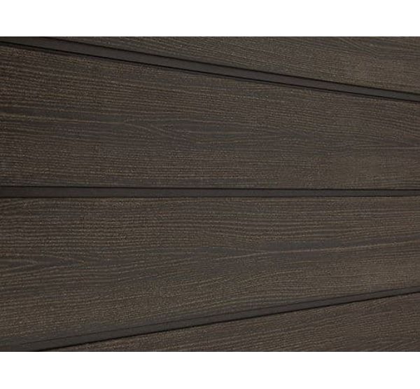 Фасадная доска ДПК SORBUS Темно-Коричневая Радиальная от производителя  Savewood по цене 390 р