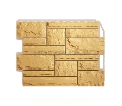 Фасадные панели (цокольный сайдинг) Бут Sandgelb / Песочный от производителя  Holzplast по цене 0 р