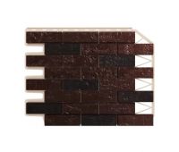 Фасадные панели (цокольный сайдинг) Кирпич Dunkelbraun / Темно-коричневый