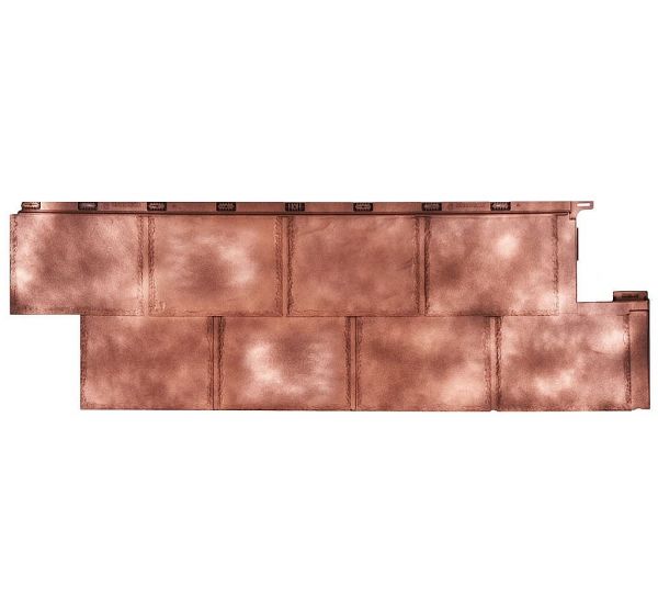 Фасадные панели (цокольный сайдинг) коллекция Галактика - Медь от производителя  Т-сайдинг по цене 425 р