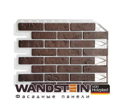 Фасадные панели (цокольный сайдинг) Кирпич Коричневый NEW от производителя  Holzplast по цене 0.00 р