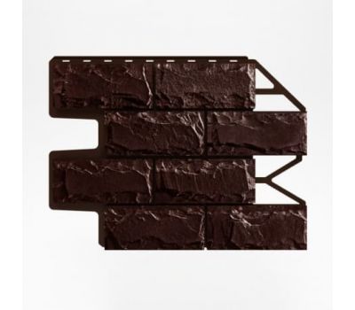 Фасадные панели (цокольный сайдинг) Dunkelbraun / Темно-коричневый от производителя  Holzplast по цене 0 р