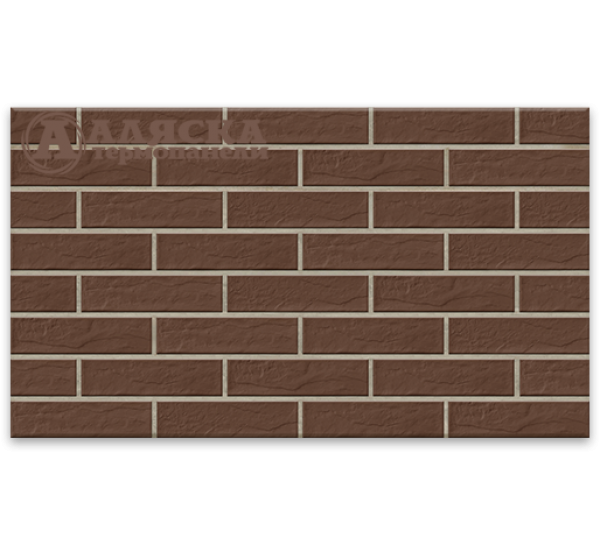 Фасадная Braun Rustic от производителя  Термопанели Аляска по цене 1 720 р