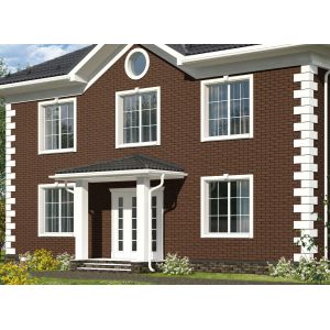 Фасадная Braun Rustic от производителя  Термопанели Аляска по цене 1 720 р