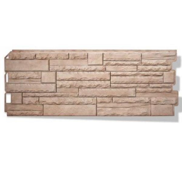 Фасадные панели (цокольный сайдинг)   Скалистый камень Алтай от производителя  Альта-профиль по цене 625 р