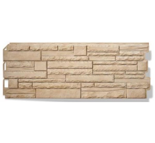 Фасадные панели (цокольный сайдинг)   Скалистый камень Анды от производителя  Альта-профиль по цене 654 р