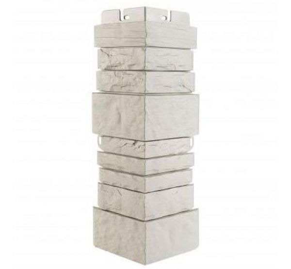 Угол наружный Скалистый камень ЭКО Кремовый от производителя  Альта-профиль по цене 270 р