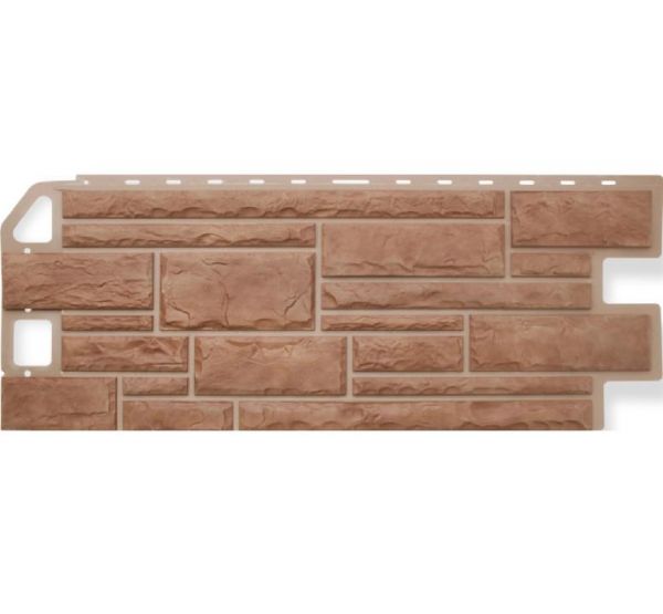 Фасадные панели (цокольный сайдинг)    Камень Кварцит от производителя  Альта-профиль по цене 621 р