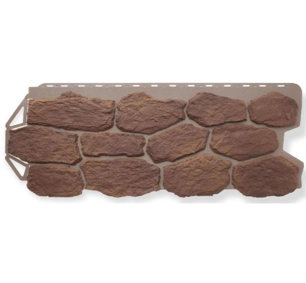 Фасадные панели (цокольный сайдинг)   Бутовый камень Скифский от производителя  Альта-профиль по цене 654 р