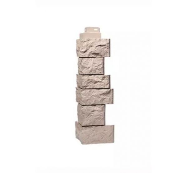 Угол наружный коллекция Дикий камень Песочный от производителя  Fineber по цене 520 р