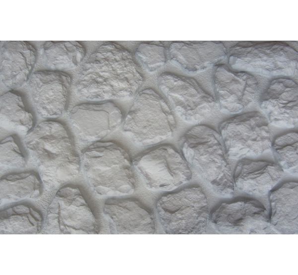 Фасадные панели Камень мелкий Белый от производителя  Aelit по цене 320 р