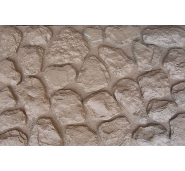 Фасадные панели Камень мелкий Бежевый от производителя  Aelit по цене 320 р