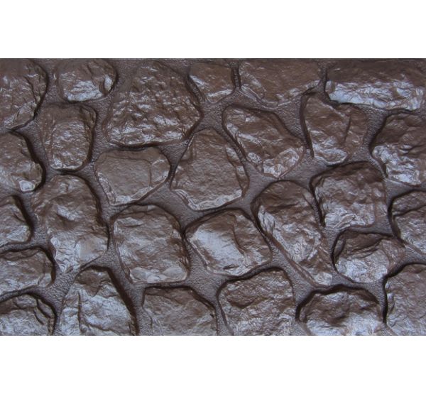 Фасадные панели Камень мелкий Коричневый от производителя  Aelit по цене 320 р