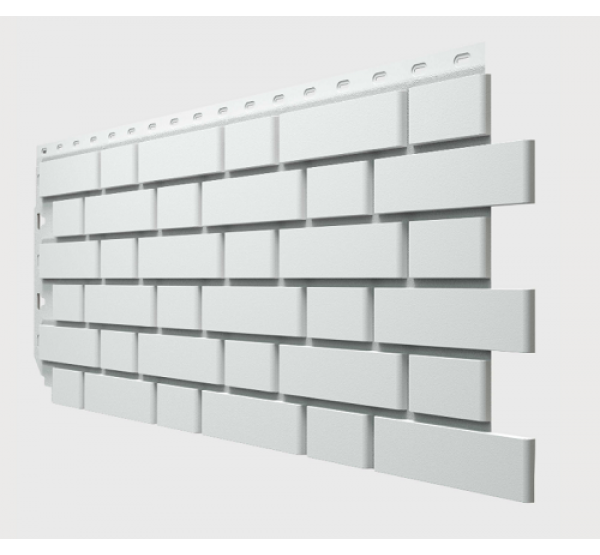 Фасадные панели Flemish (гладкий кирпич) Белый от производителя  Docke по цене 440 р