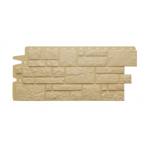 Фасадные панели (цокольный сайдинг) , Burg (камень), Кремовый от производителя  Docke по цене 545 р