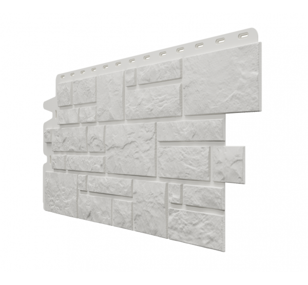 Фасадные панели (цокольный сайдинг) , Burg (камень), Молочный от производителя  Docke по цене 545 р